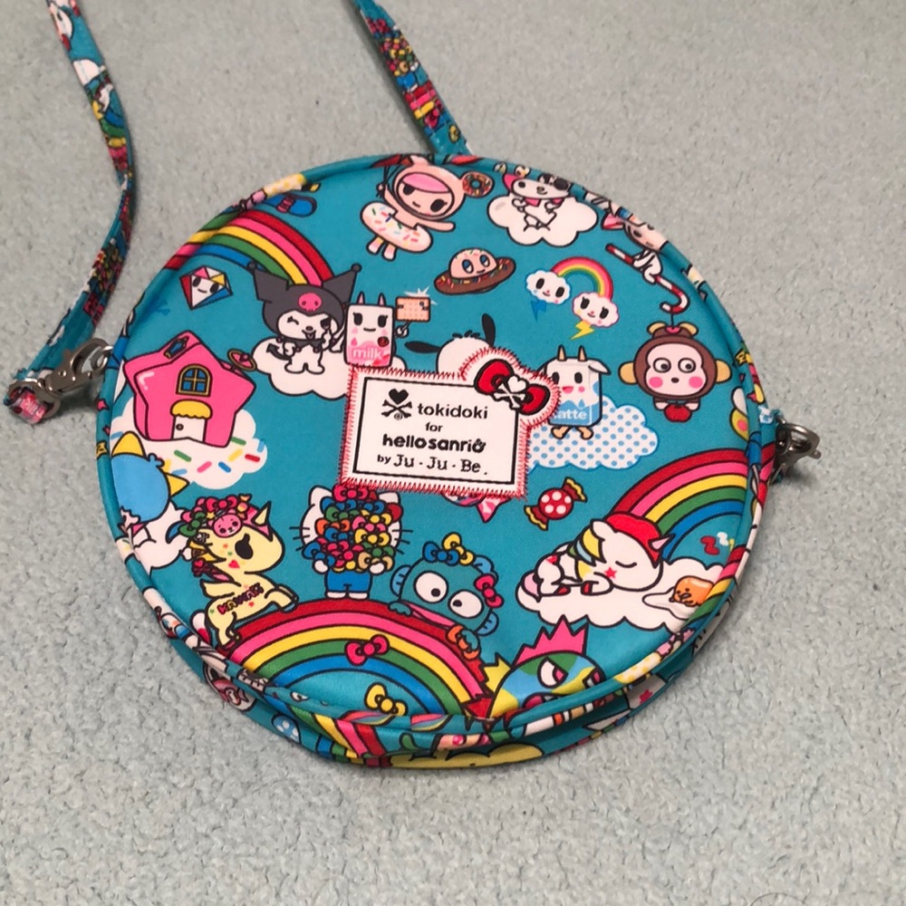 TOKIDOKI X HELLO SANRIO BY JU JU BE ROUND CROSSBODY PURSE
